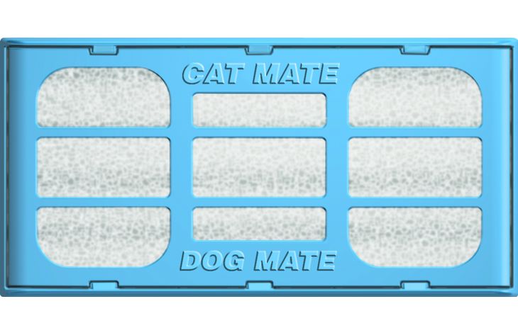Pet Mate® Filter Drinkfontein Cat Mate Rechthoekig Blauw