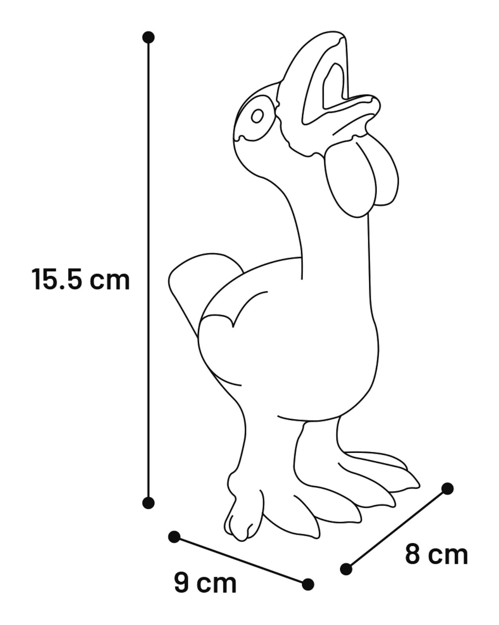 Flamingo Jouet Lilly Dinde Plusieurs couleurs