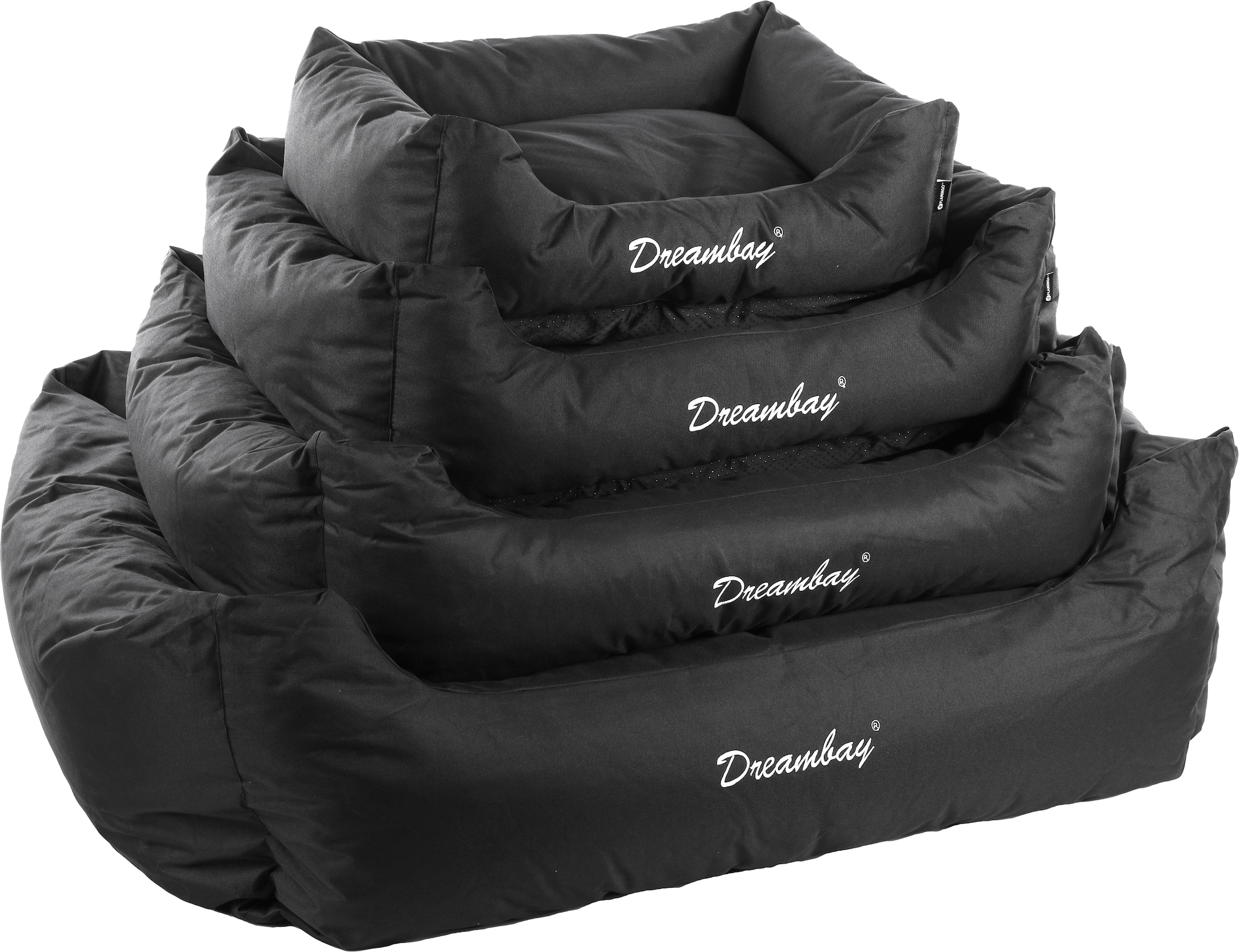 Flamingo Korb Dreambay® Rechteck Schwarz