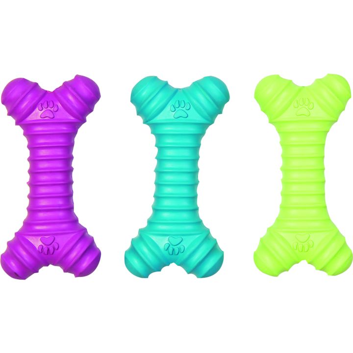 Toy Squeaky Bone Multiple colours | 511710 | Flamingo Pet Products