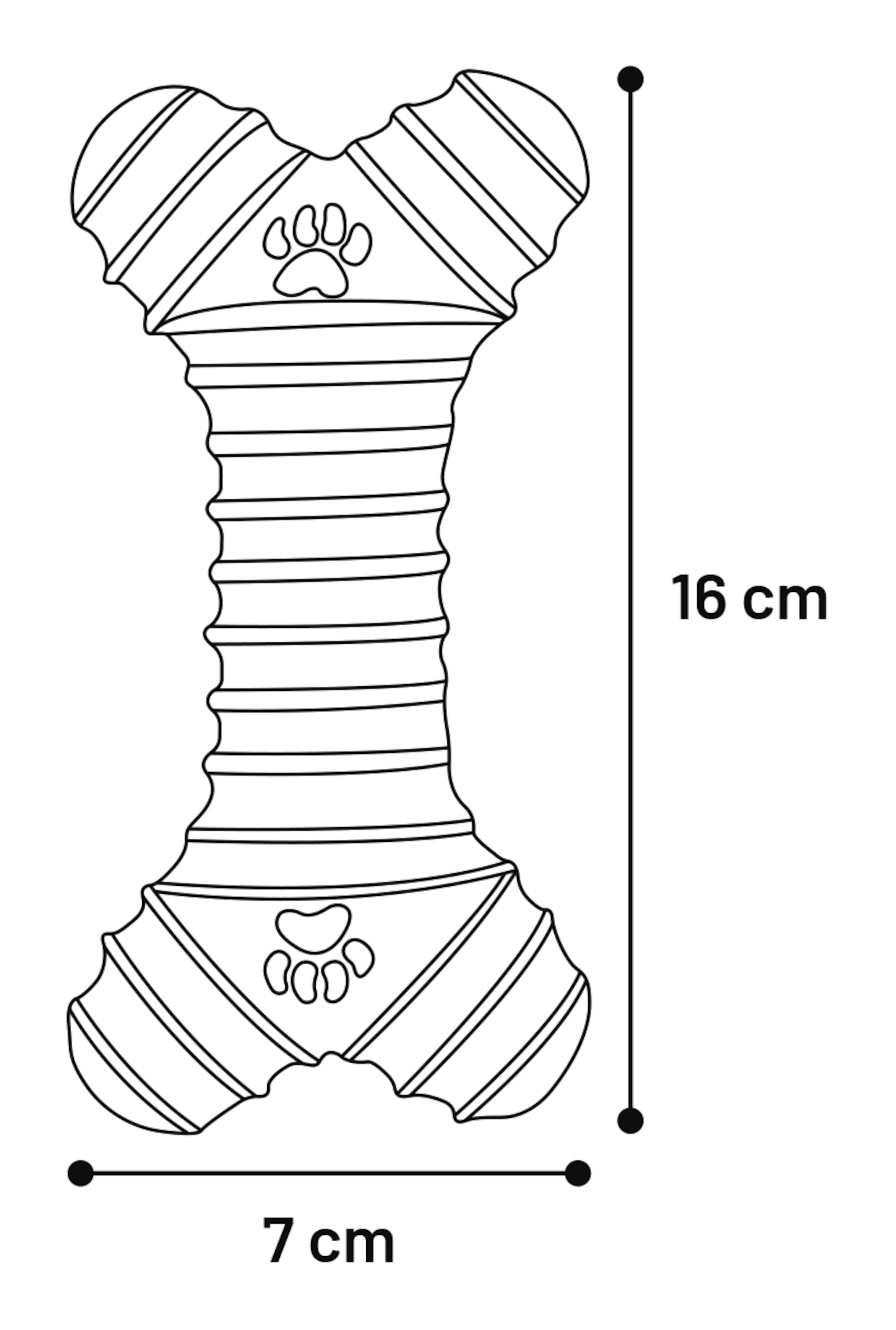 Flamingo Speelgoed Squeaky Been Meerdere kleuren
