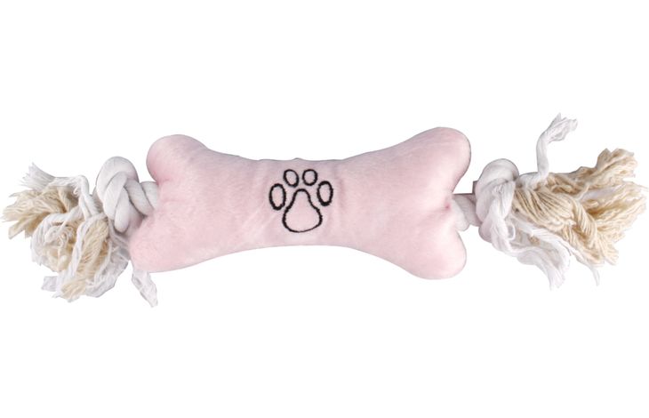 Flamingo Jouet Chiot Wessel Os Cordon avec 2 noeuds Plusieurs couleurs
