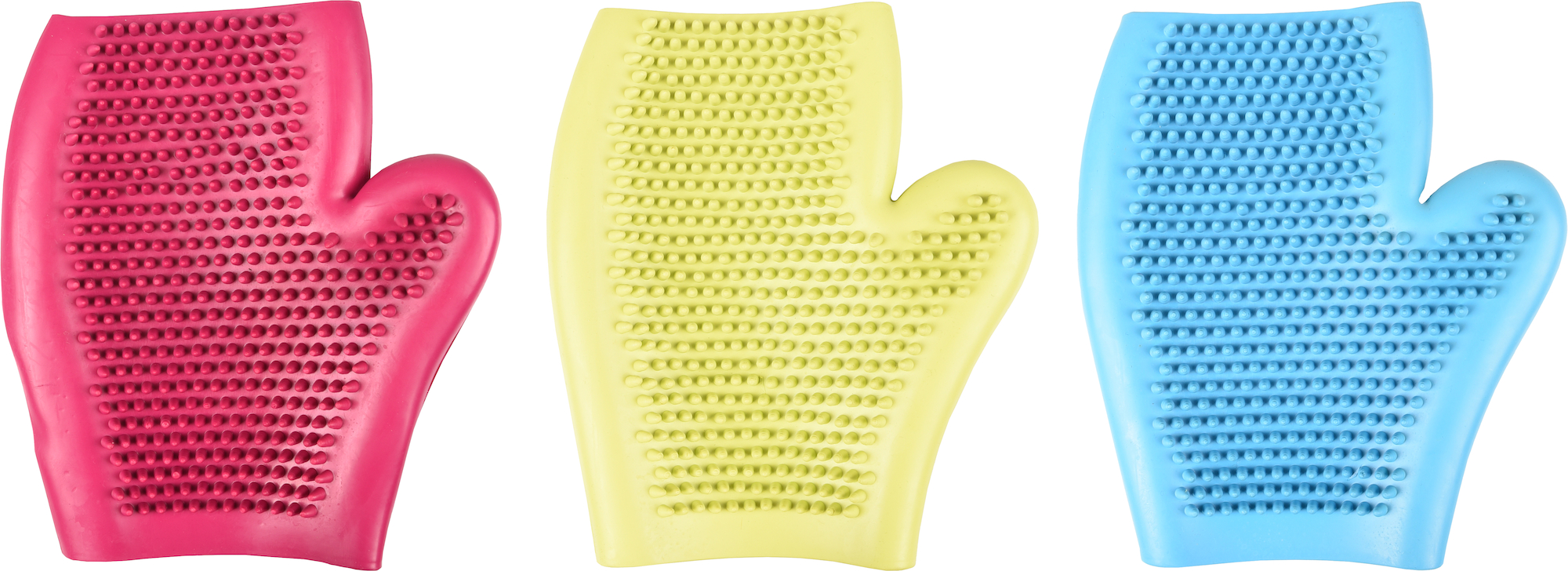 Flamingo Guante de masaje & Guante de cepllado