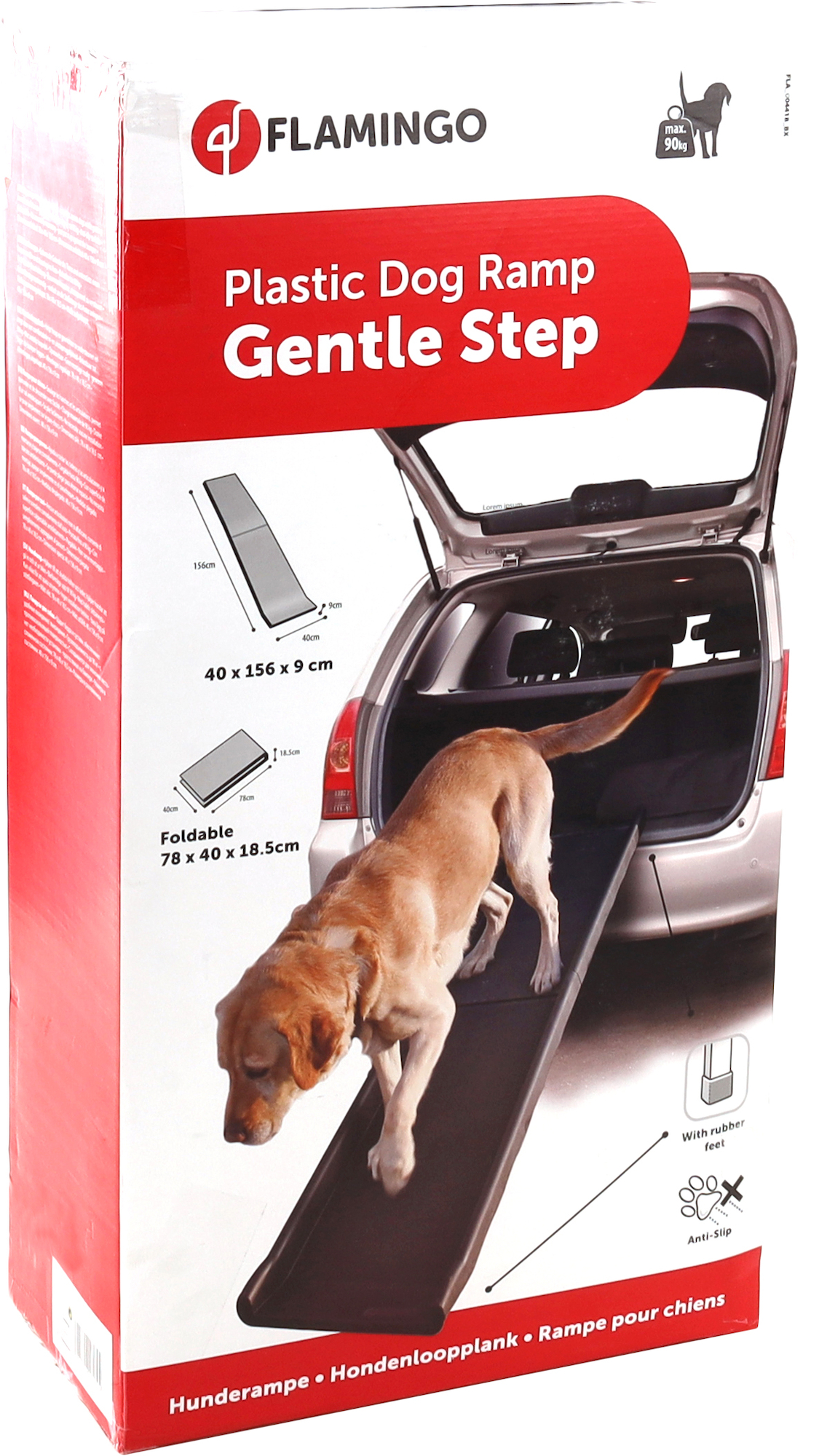 Flamingo Dog ramp Svea Black