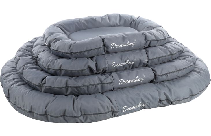 Flamingo Kussen Dreambay® Ovaal Grijs