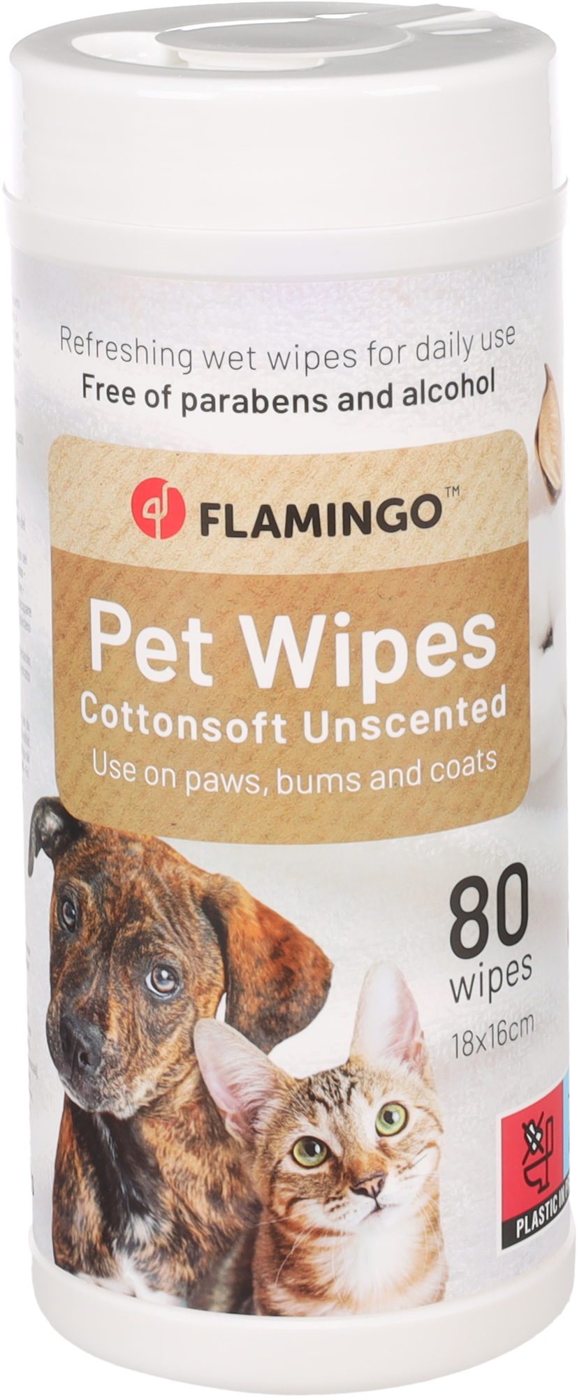 Flamingo Care wipe Reini Impregnated cloth