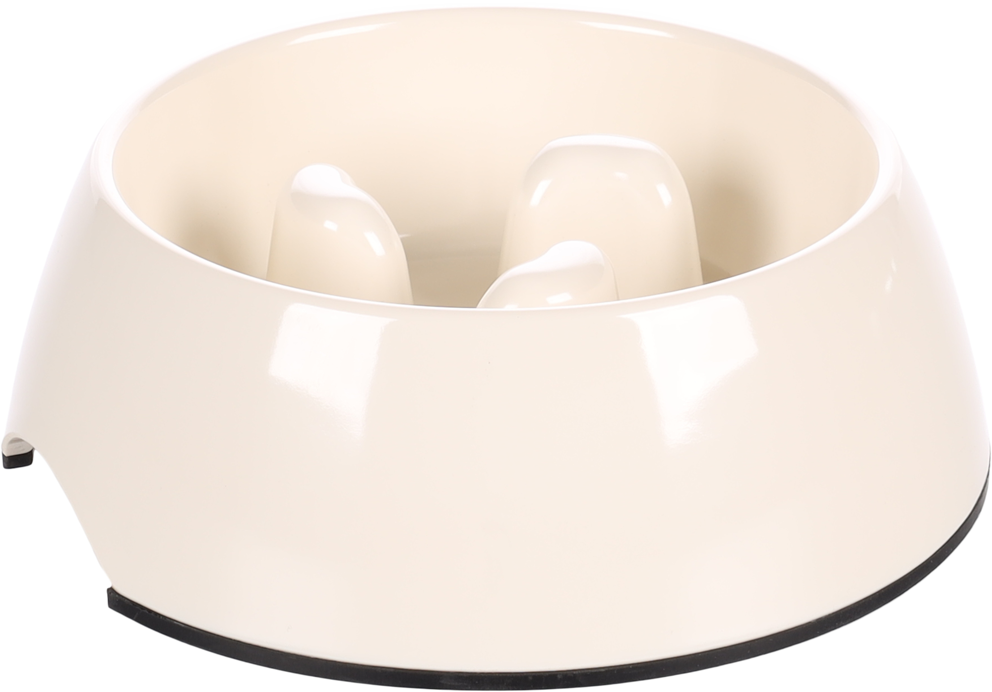 Flamingo Feeding bowl Slow feeder Royal Round White