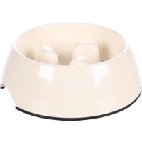 Flamingo Eetpot Slow feeder Royal Rond Wit