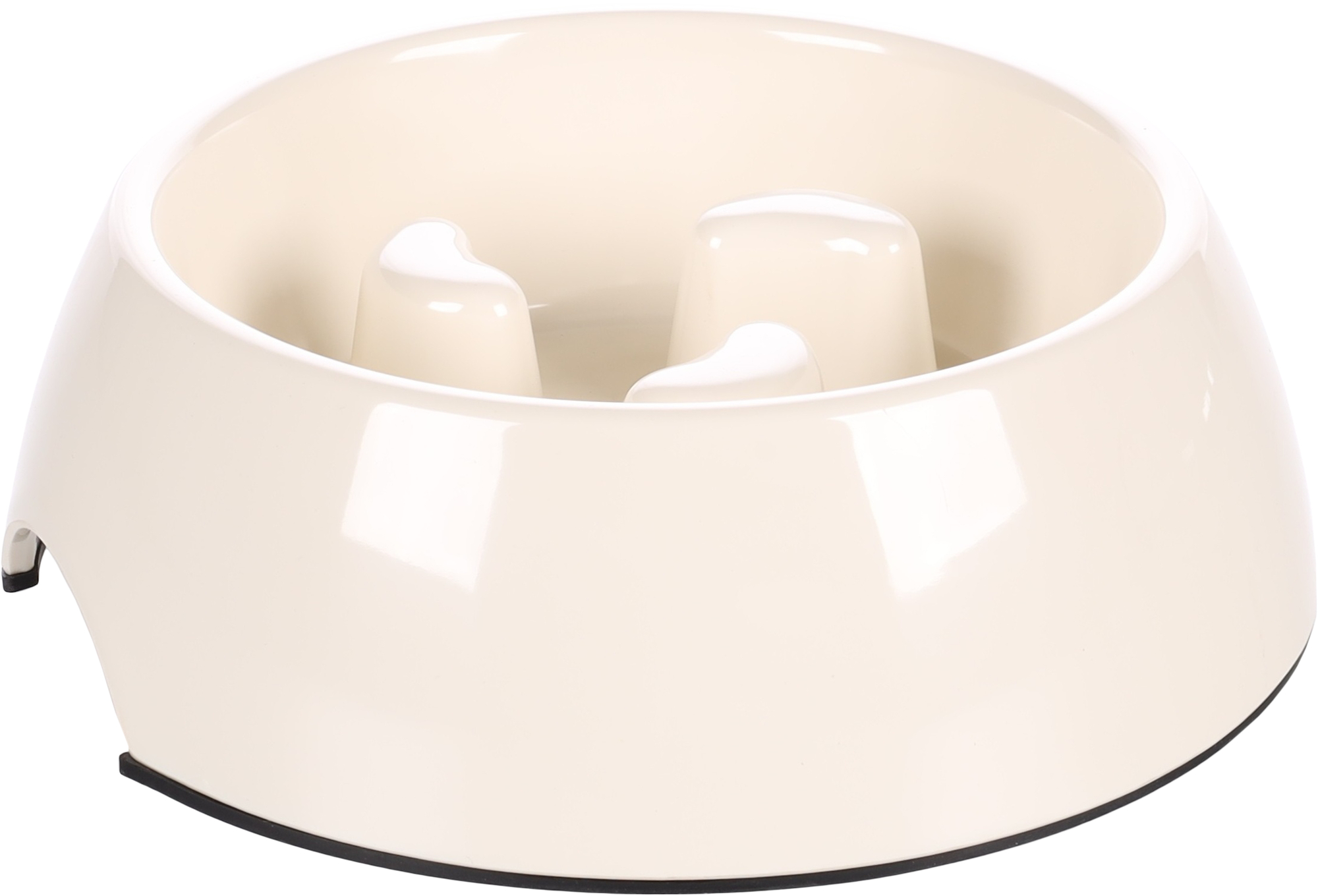 Flamingo Feeding bowl Slow feeder Royal Round White