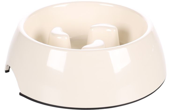 Flamingo Eetpot Slow feeder Royal Rond Wit