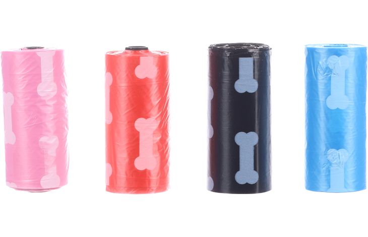 Flamingo Poepzak Basic Bones Meerkleurig