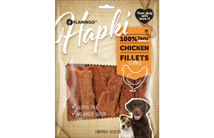 Flamingo Snacks Hapki Strisce con pollo 