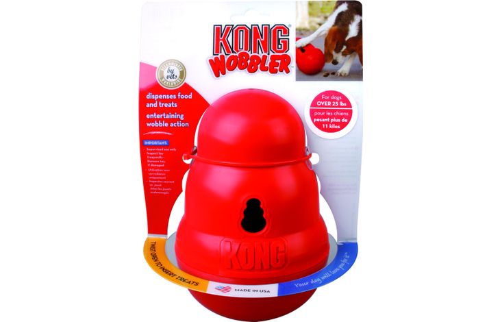 Kong® Kong® Speelgoed Wobbler Rood