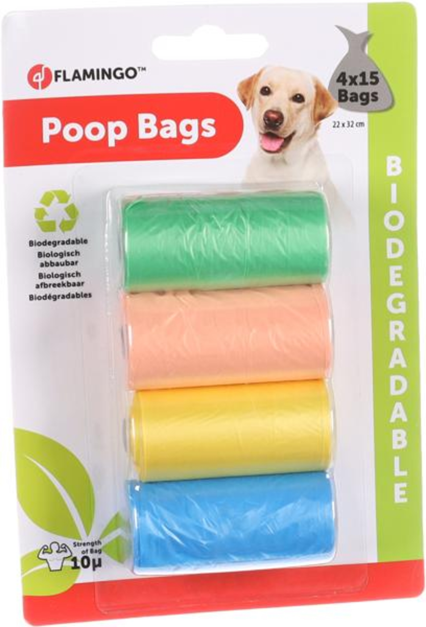 Flamingo Poop bag Afbra Mix