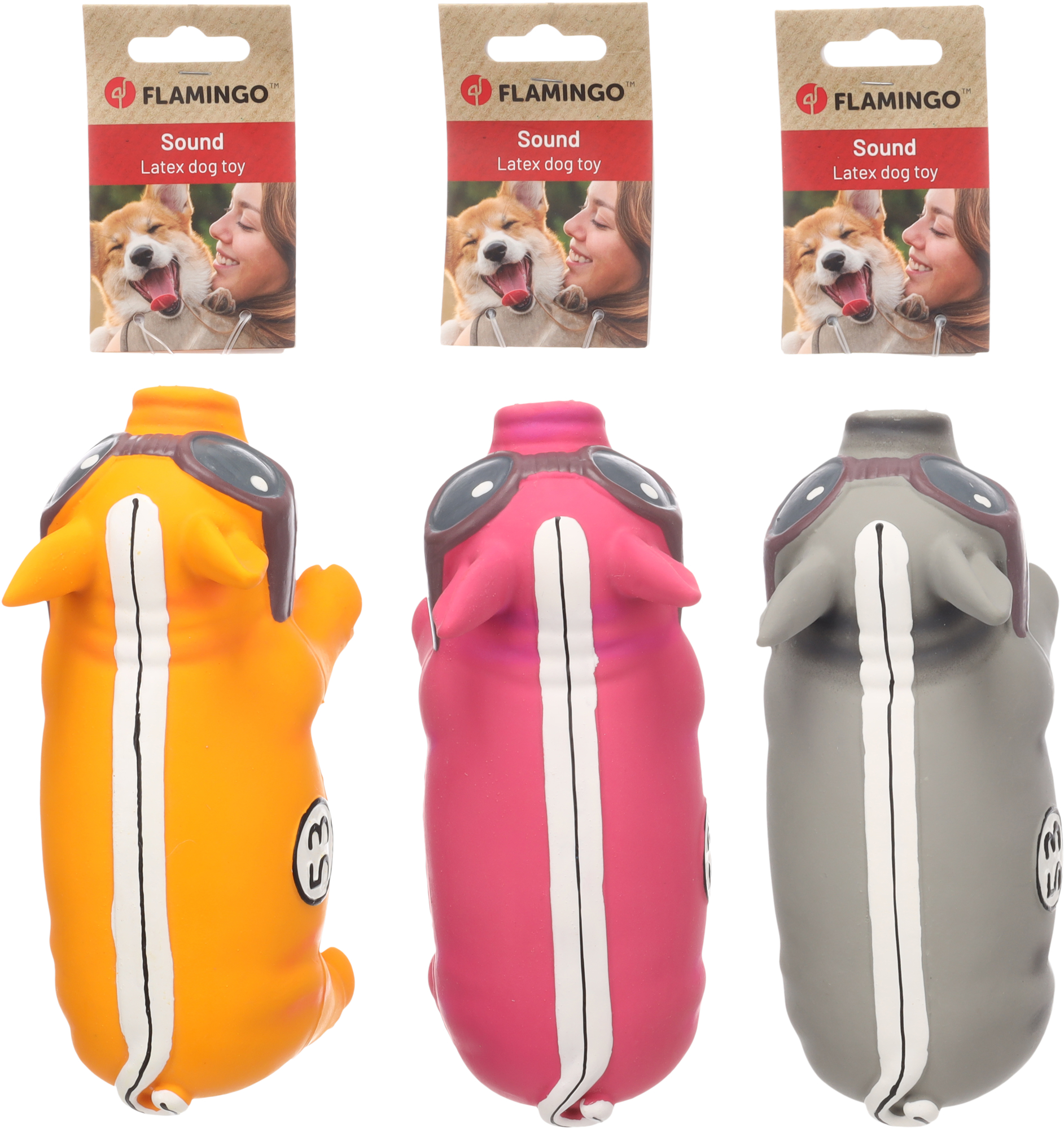 Flamingo Spielzeug Race Schwein Mehrere Farben