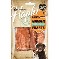 Flamingo Friandises Hapki Lanières avec poulet Haleine fraîche 