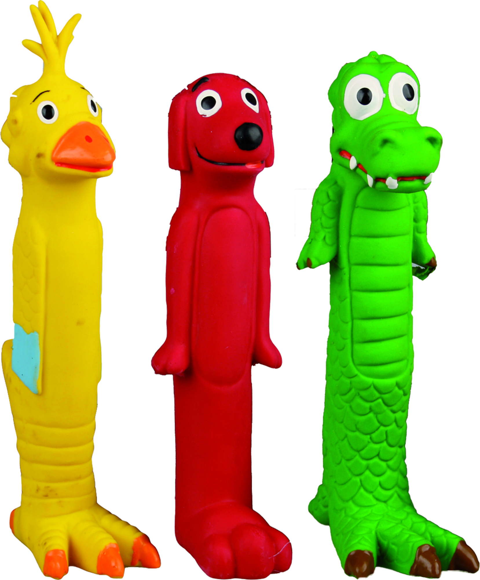 Flamingo Jouet Dummie Oiseau & Chien & Crocodile Plusieurs couleurs