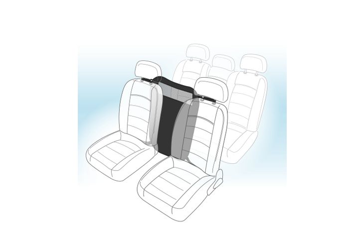 Flamingo Car safety screen Totti Black