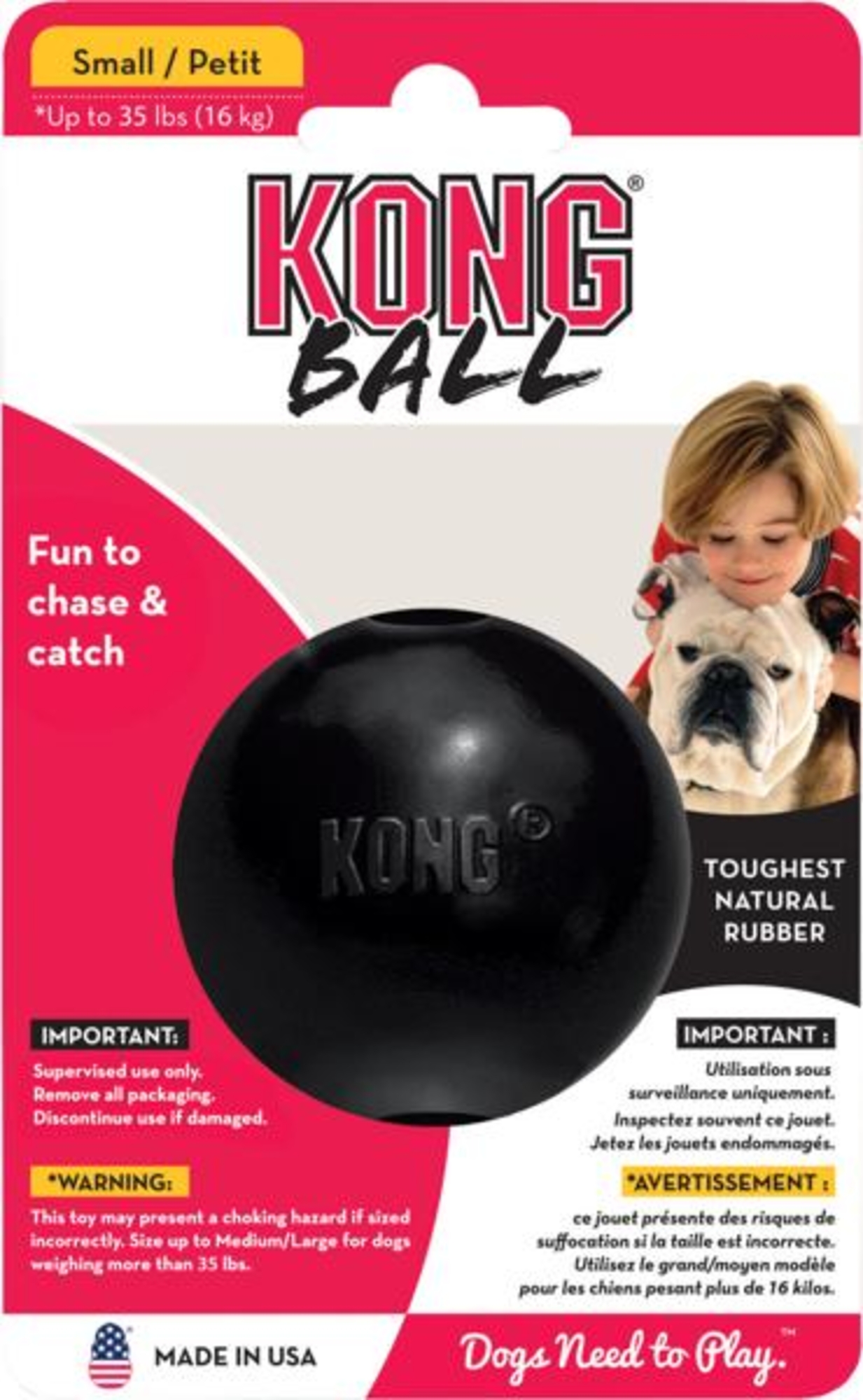 Kong® Kong® Toy Extreme Ball Black