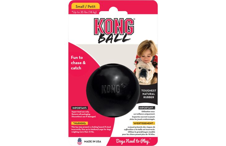 Kong® Kong® Spielzeug Extreme Schwarz Gummi Ball