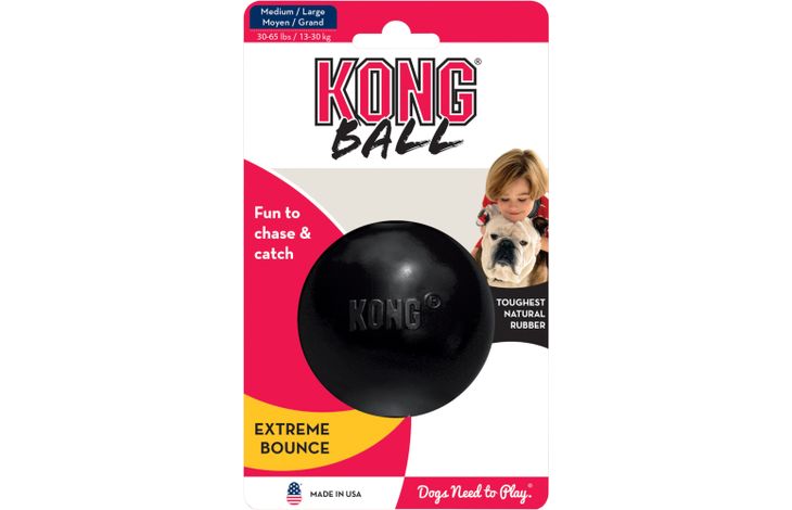 Kong® Kong® Speelgoed Extreme Bal Zwart