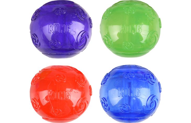 Kong® Kong® Speelgoed Squeezz® Bal Meerdere kleuren