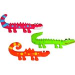 Spielzeug Jurassic Leguan & Krokodil & Chamäleon Mehrere Farben