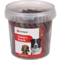 Flamingo Chew'n Snack Stok met rund Bruin