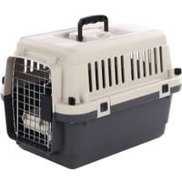 Flamingo Transportkooi Nomad Donkergrijs