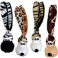 Kong® Kong® Speelgoed Wubba Floppy Ear Zebra &  Giraf &  Tijger &  Luipaard Meerdere uitvoeringen