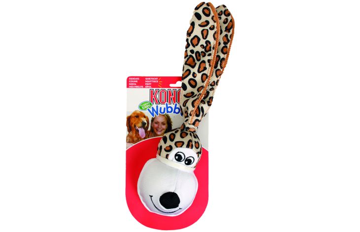 Kong® Kong® Speelgoed Wubba Floppy Ear Meerdere uitvoeringen Zebra &  Giraf &  Tijger &  Luipaard Nylon