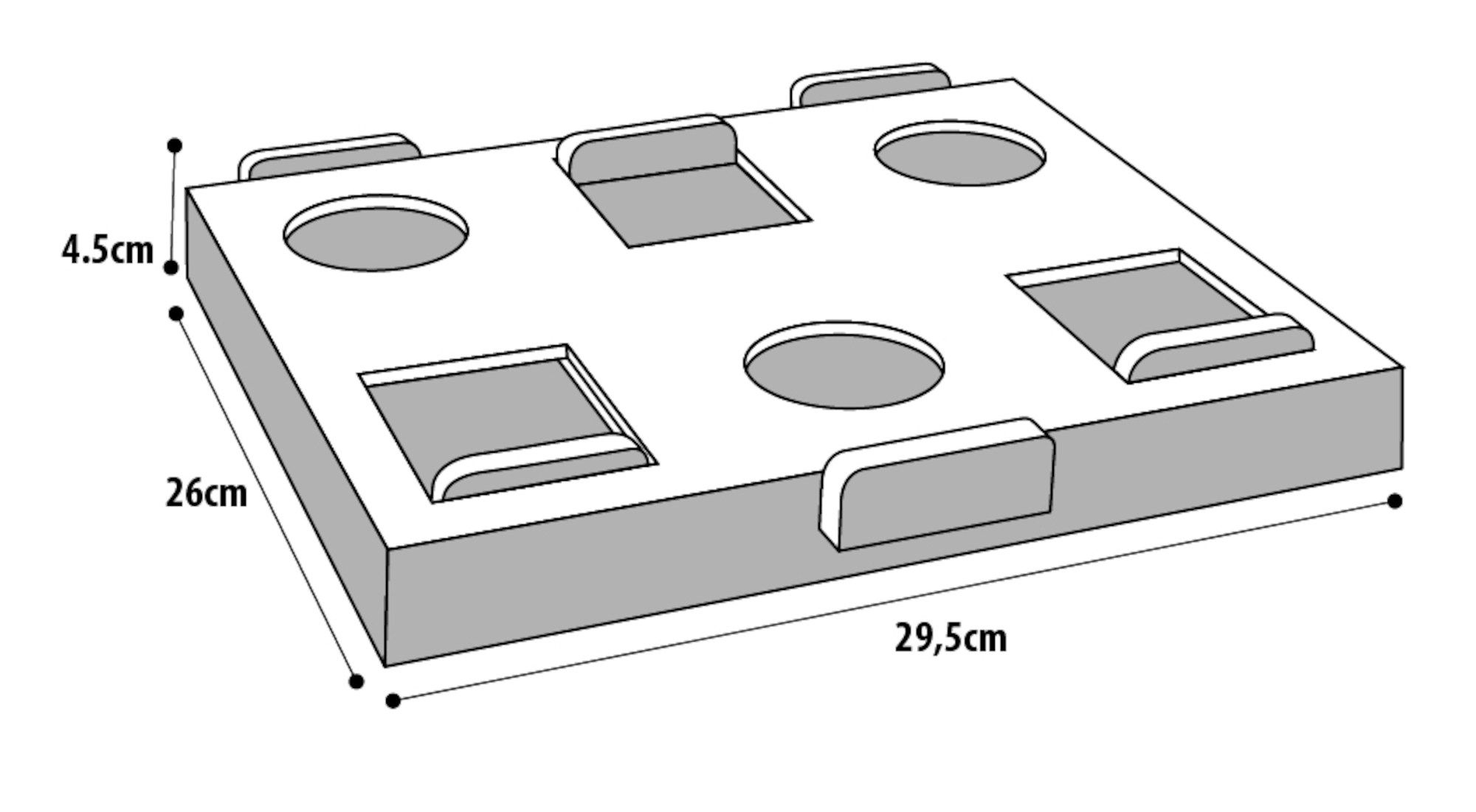Flamingo Jouet Brain train Diana  Brun clair