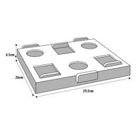 Flamingo Jouet Brain train Diana  Brun clair