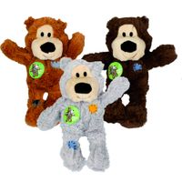 Kong® Kong® Speelgoed Wild Knots Beer met touw Meerdere kleuren