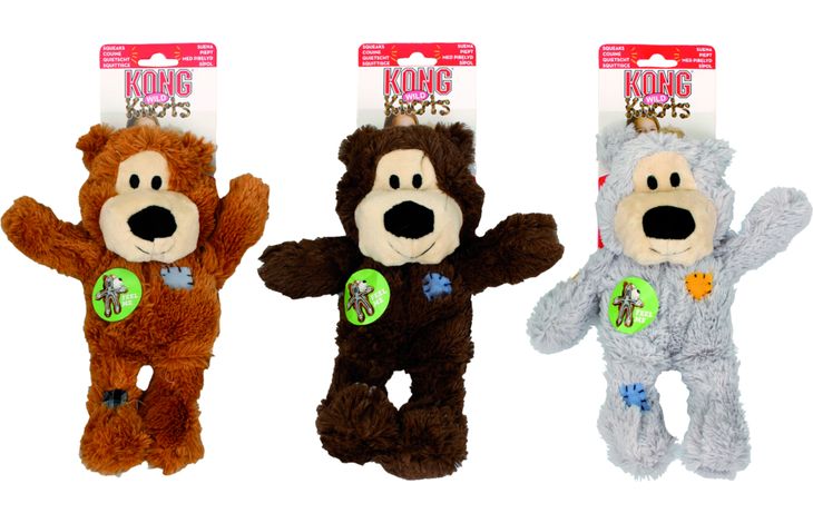 Kong® Kong® Speelgoed Wild Knots Beer met touw Meerdere kleuren