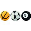 Kong® Spielzeug Sport Mischung Basketball Fußball Billardkugel