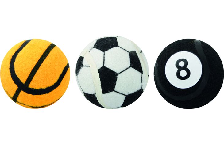 Kong® Kong® Speelgoed Sport Basketbal & Voetbal & Biljartbal Meerkleurig