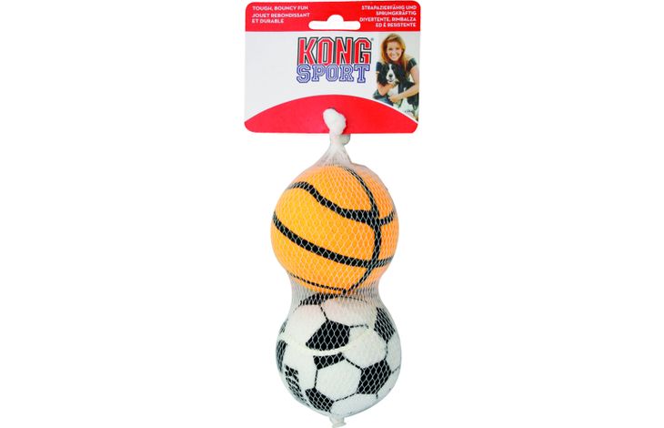 Kong® Kong® Speelgoed Sport Basketbal & Voetbal Meerkleurig