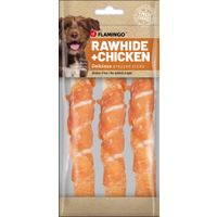 Flamingo Snack R'Hide Staaf Wit met kip 17cm 51g / 3 st 155g