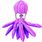 Kong® Speelgoed Cuteseas Octopus Paars
