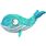 Kong® Speelgoed Cuteseas Walvis Lichtblauw
