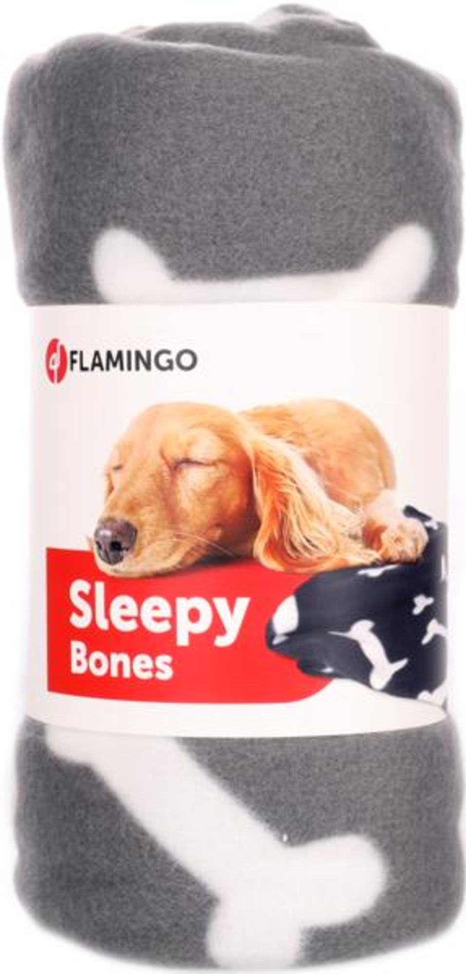 Flamingo Blanket Milda Rectangle Grey