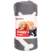 Flamingo Blanket Milda Rectangle Grey