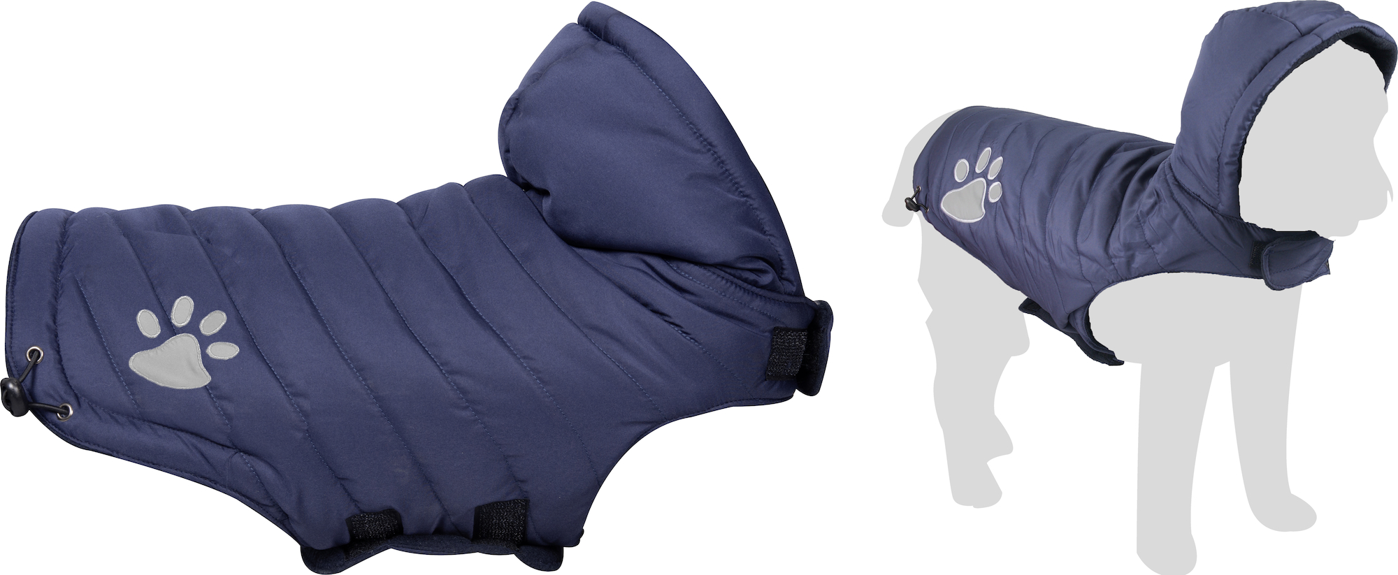 Flamingo Coat Paw Blue