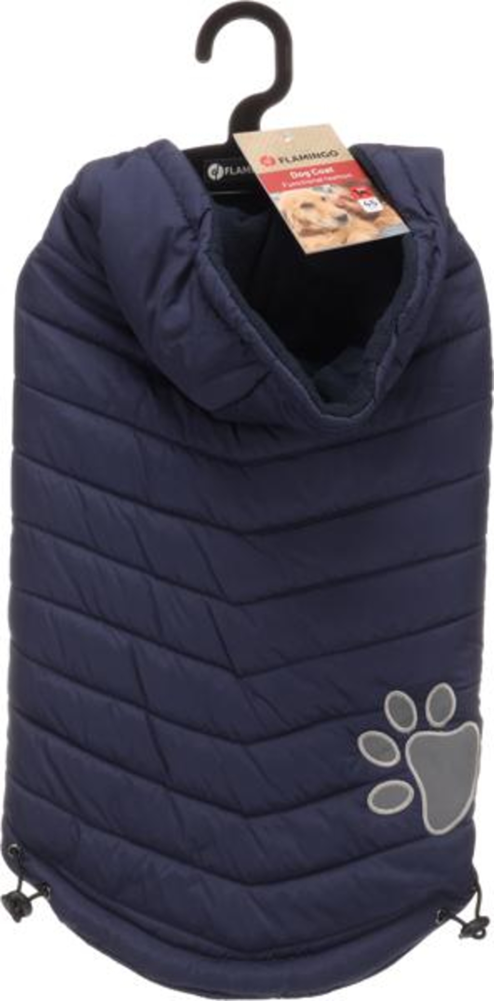 Flamingo Coat Paw Blue