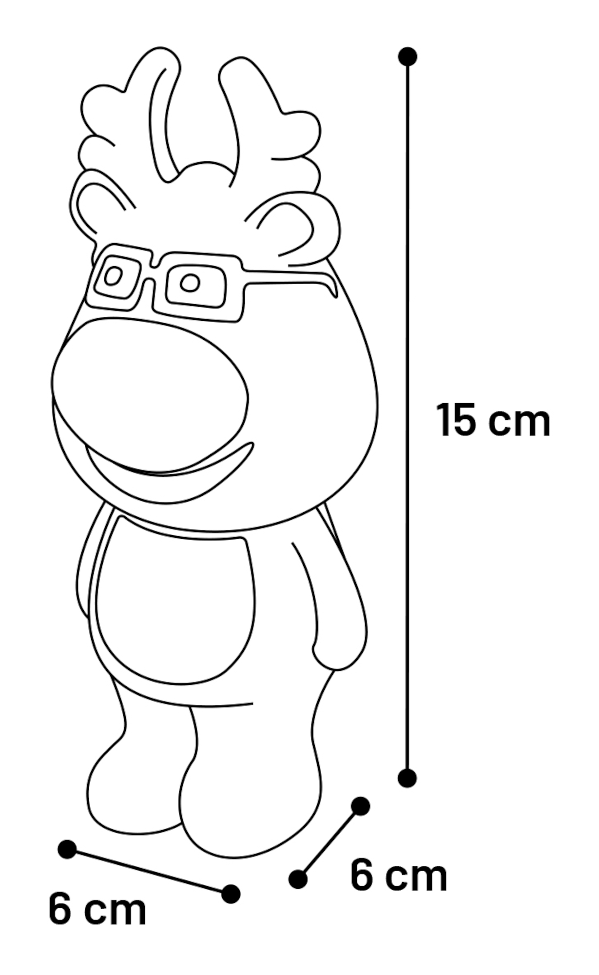 Flamingo Weihnachten Spielzeug Kai Elch Mehrere Ausführungen 