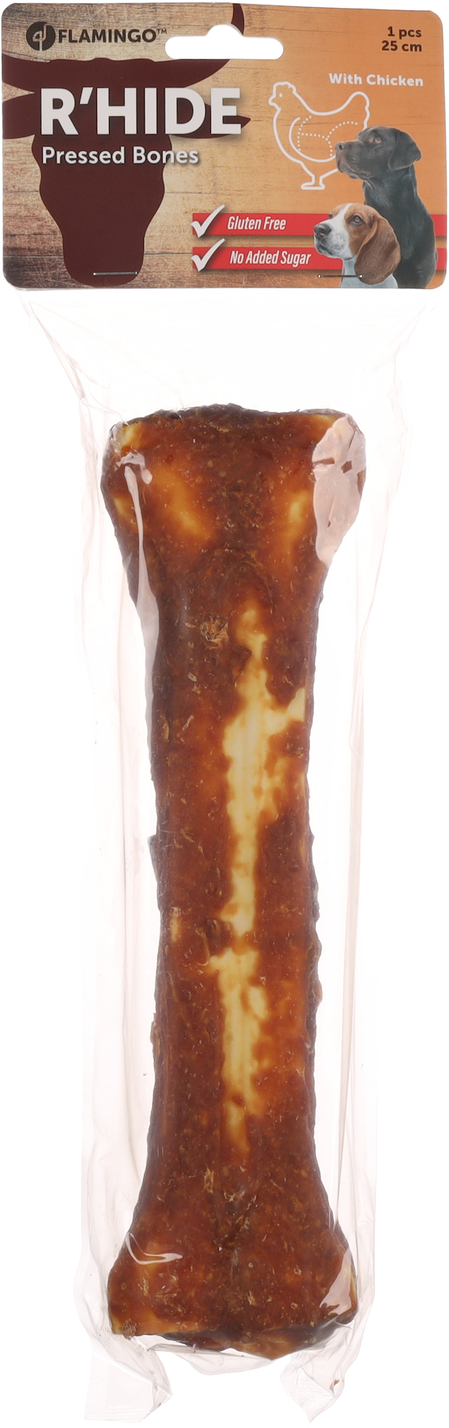 Flamingo Snacks R'Hide Bone  with chicken 25cm 330gr