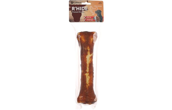 Flamingo Snacks R'Hide Bone  with chicken 25cm 330gr