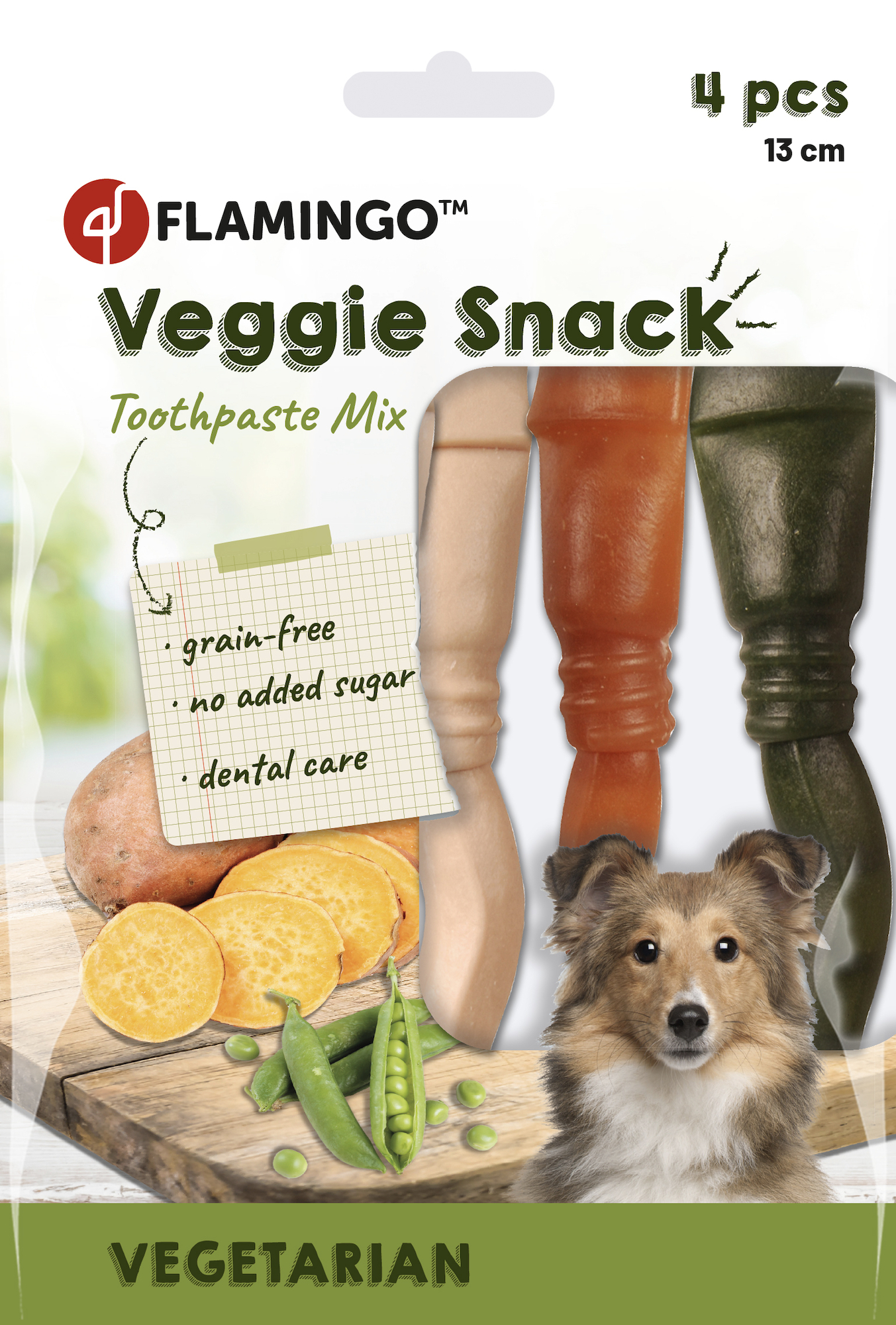 Flamingo Snacks Veggie Toothpaste 