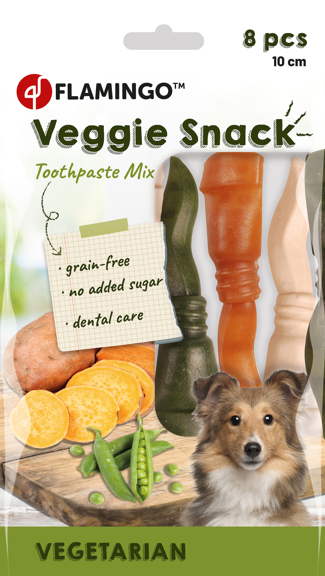 Flamingo Snacks Veggie Toothpaste 